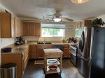 Kitchen with granite counters and plenty of room